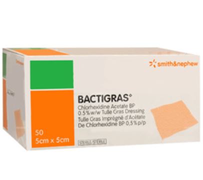 Bactigras Medicated Paraffin Gauze Dressings